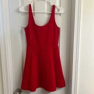 H&M Red Skater Dress